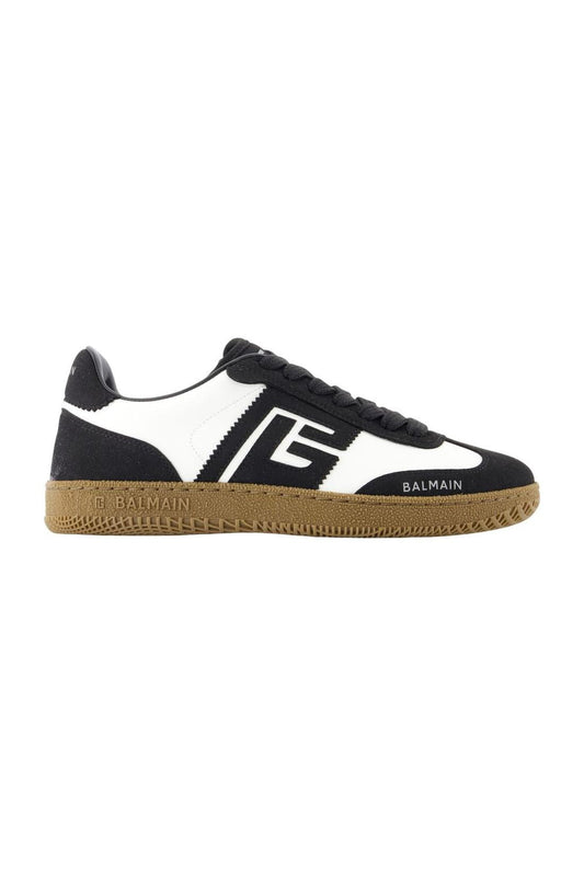 Swan Sneakers - Balmain - Leder - Schwarz