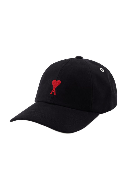 Red Adc Cap - AMI Paris - Baumwolle - Schwarz