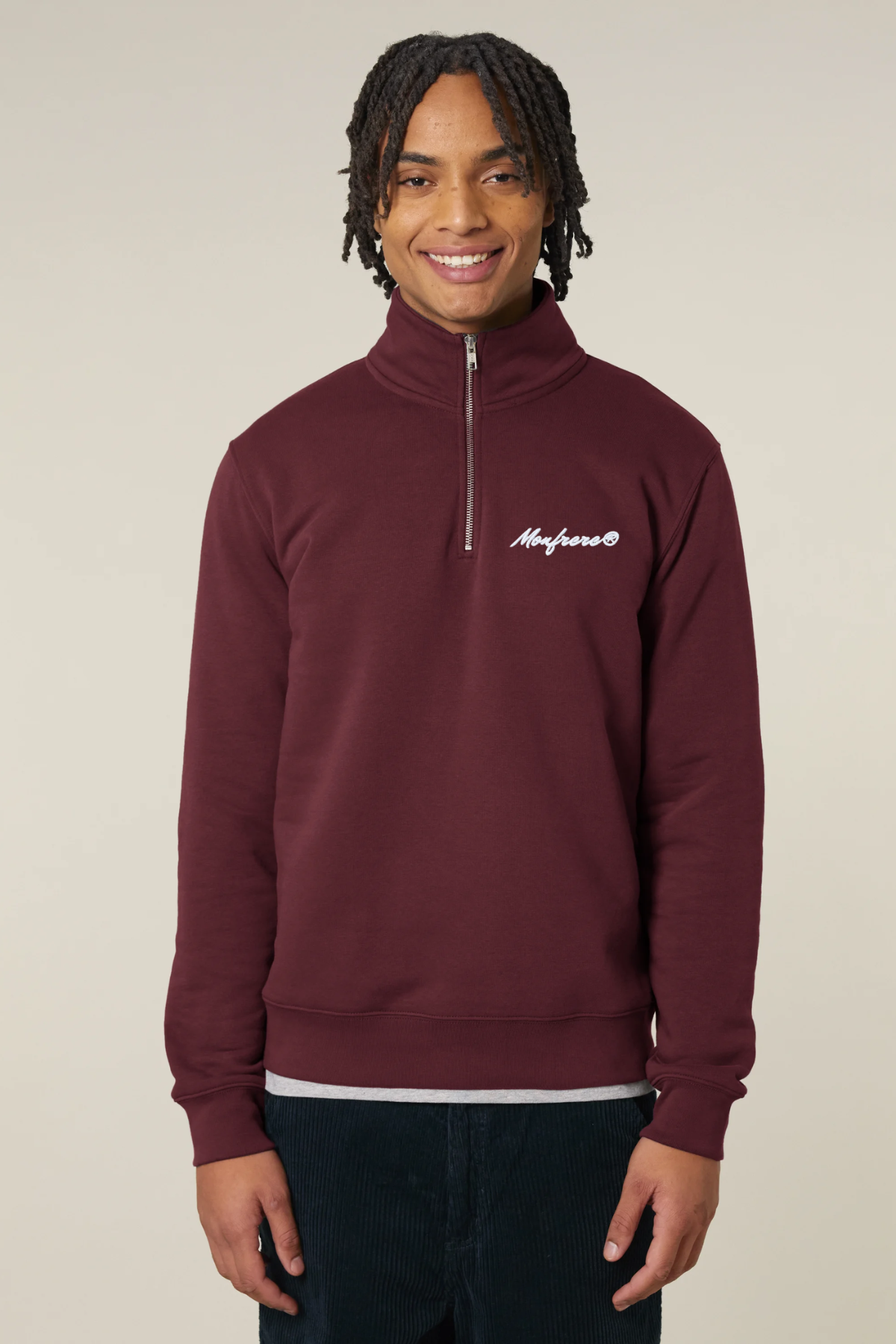 White Label Stick Unisex-Quarter-Zip-Sweatshirt