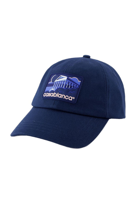 Greek Temple Rubber Cap - Casablanca - Baumwolle - Blau