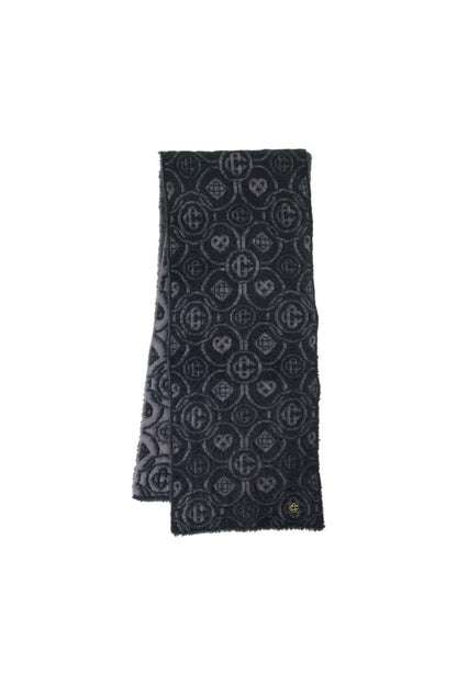 Monogramm Fluffy Schal - Casablanca - Nylon - Grau