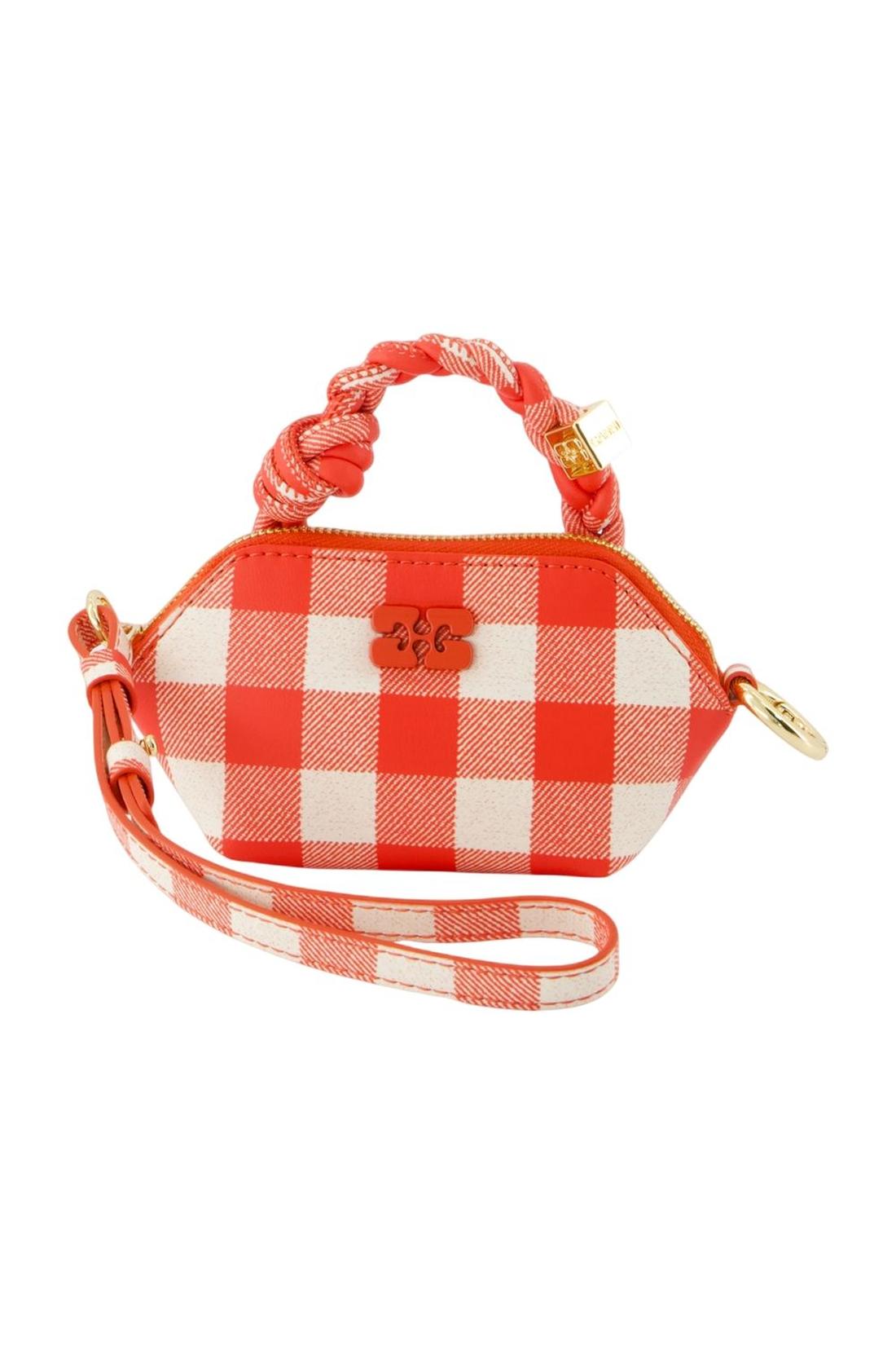 Bou Nano Schlüsselanhänger - Ganni - Leder - Rot