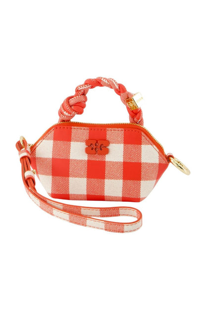 Bou Nano Schlüsselanhänger - Ganni - Leder - Rot