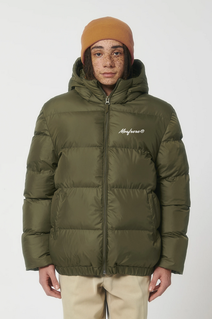 White Label Stick Unisex Oversized Steppjacke
