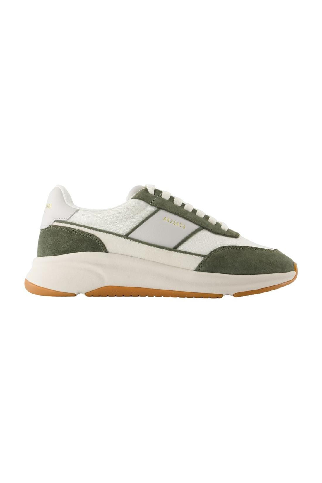 Sneakers Genesis Neo - Axel Arigato - Leder - Beige/Grün