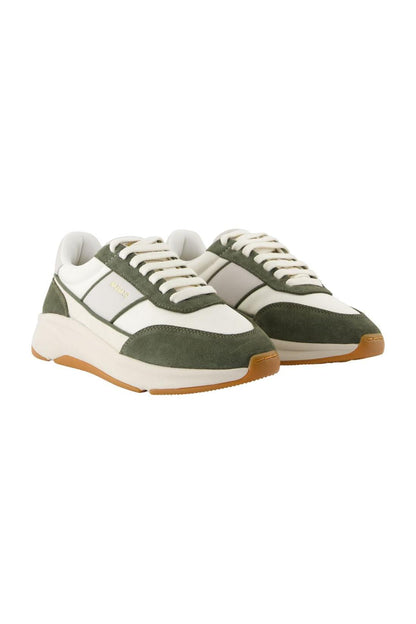 Sneakers Genesis Neo - Axel Arigato - Leder - Beige/Grün