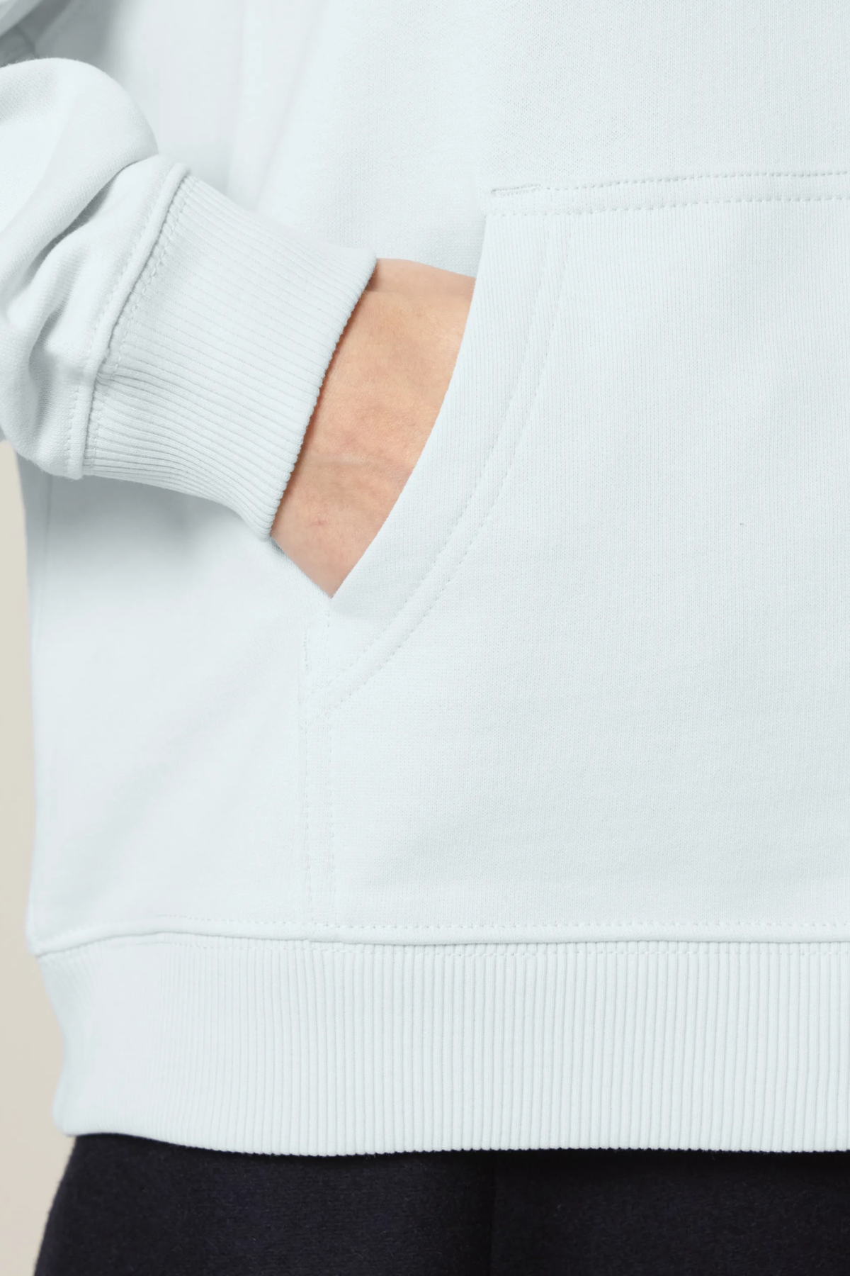 White label stick oversized hoodie sweatshirt