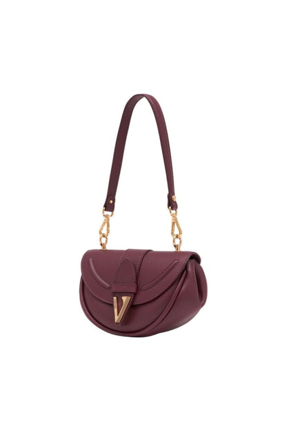 Virtus Small Schultertasche - Versace - Leder - Bordeaux