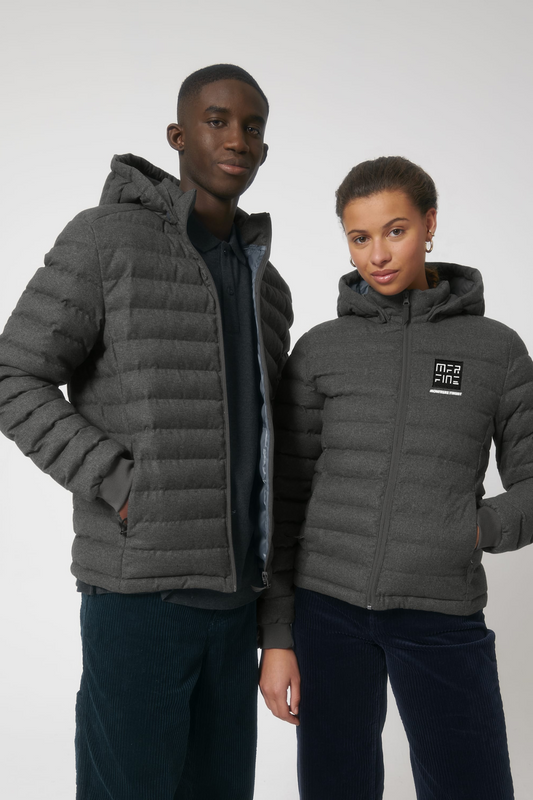 MFR FINEST Wollähnliche wattierte Herrenjacke