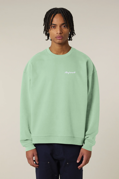 White Label Stick Oversized Crewneck Sweatshirt