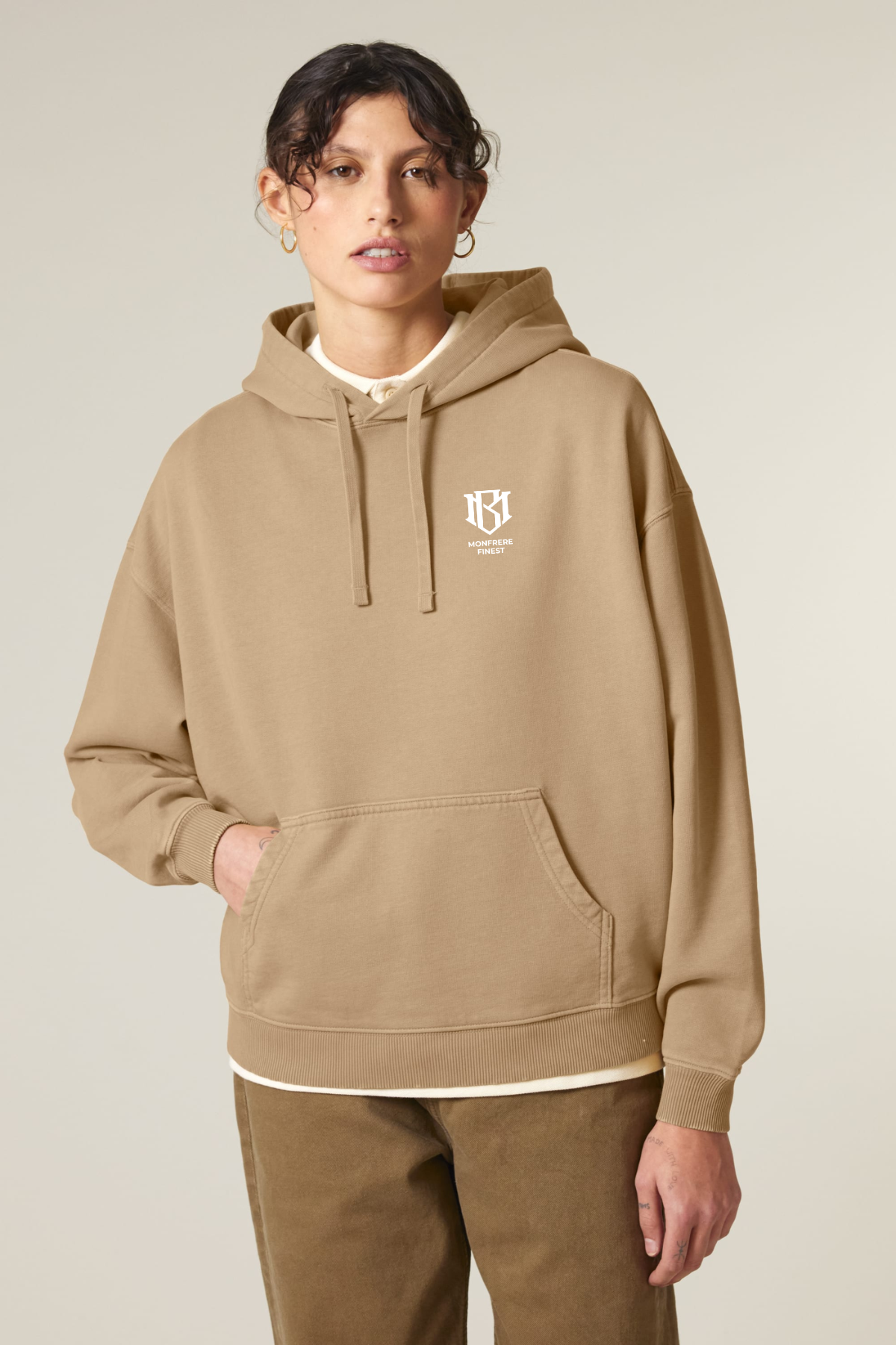 MONFRERE FINE Oversize Garment-Dyed-Hoodie-Sweatshirt
