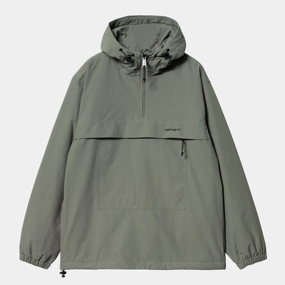 Carhartt WIP Windbreaker Pullover (Winter) - Smoke Green / Black